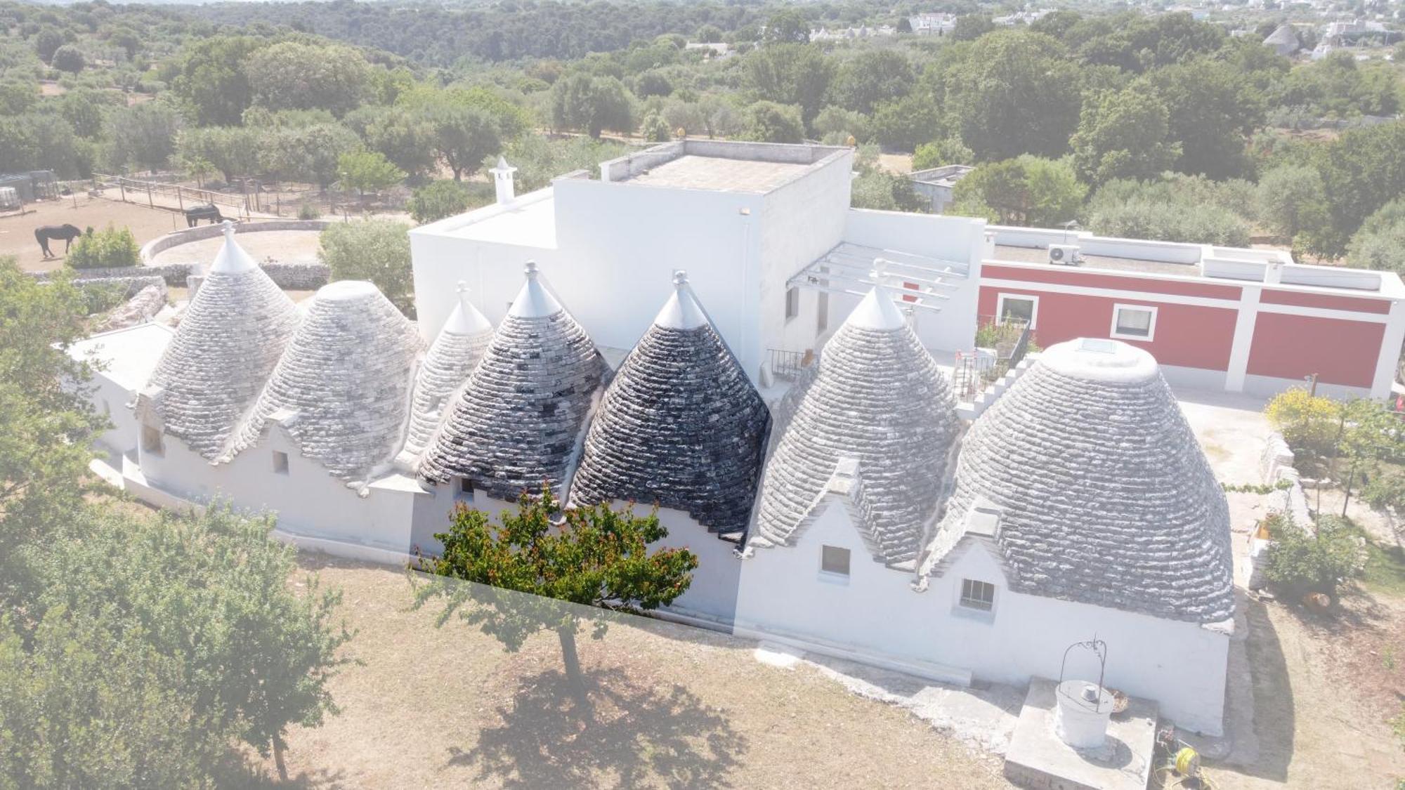 Masseria Trulli Sull'Aia 치스테르니노 외부 사진